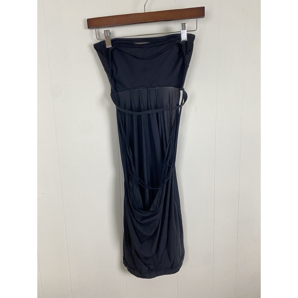 Lululemon Mini Dress Women’s Size 8 Black Athletic Strappy Back Strapless